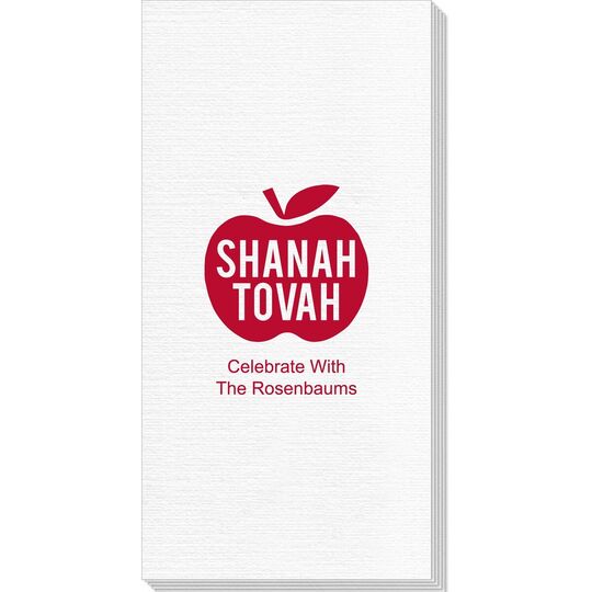Shanah Tovah Apple Deville Guest Towels